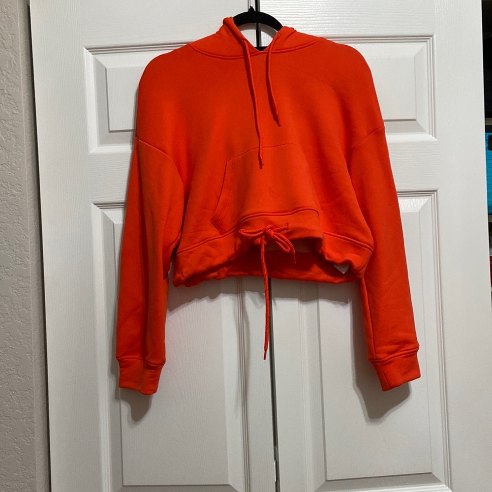 Cropped Long Sleeve Hoodie